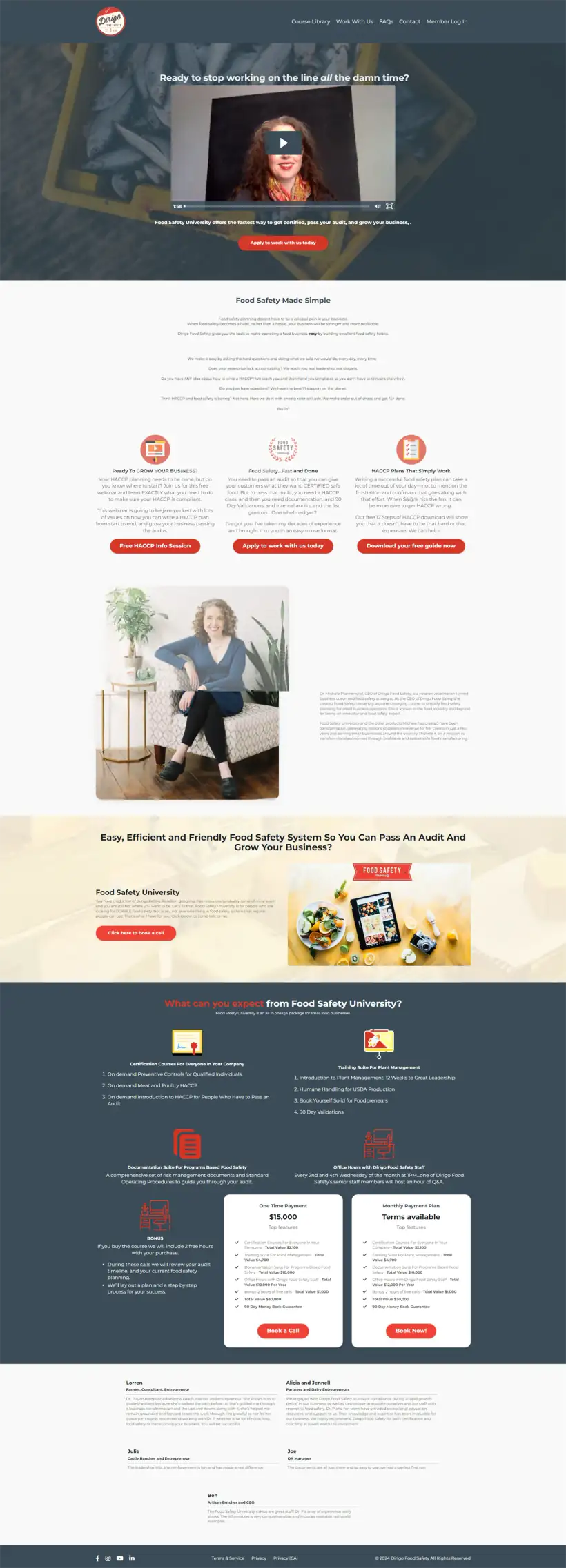 Dirigo Food Safety Food Science project preview