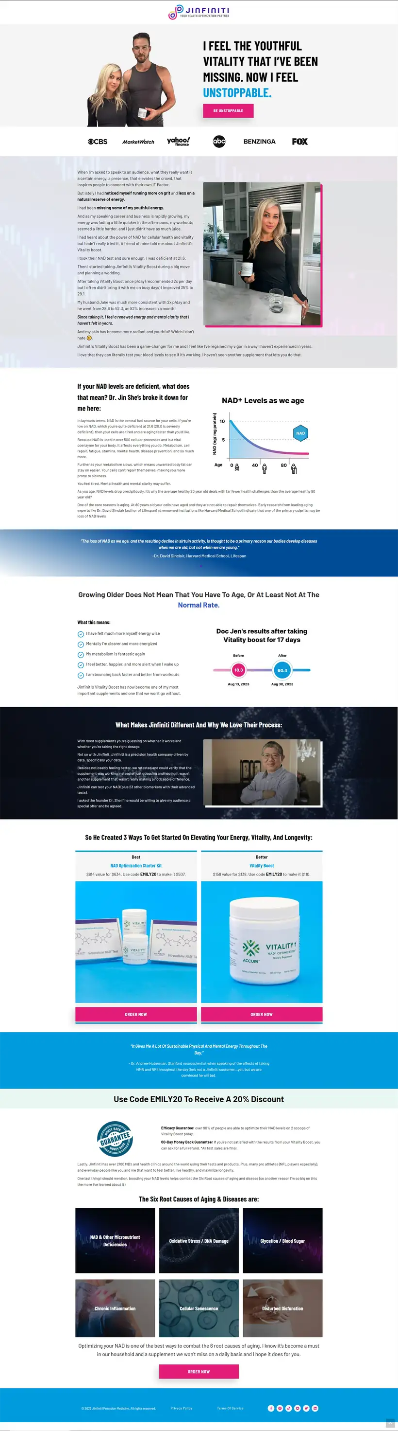 Jinfiniti Health & Wellness project preview