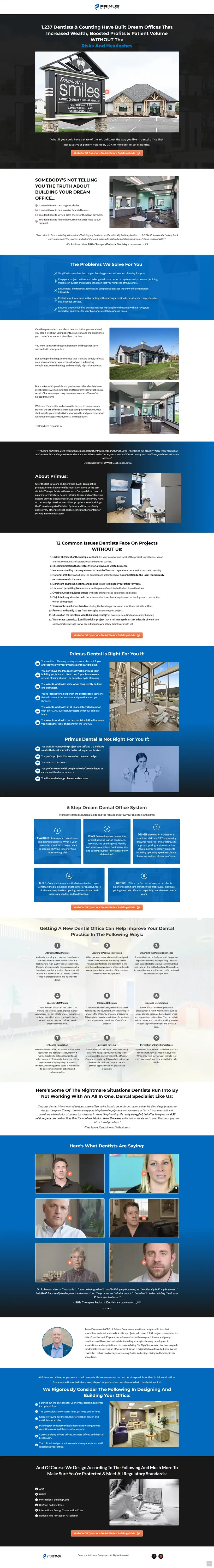 Primus Dental Dental project preview
