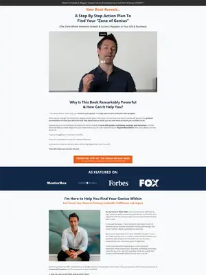 The Genius Within, book funnel
