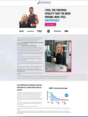 Jinfiniti Precision Medicine, sales page